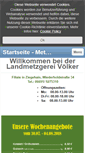 Mobile Screenshot of metzgerei-voelker.de